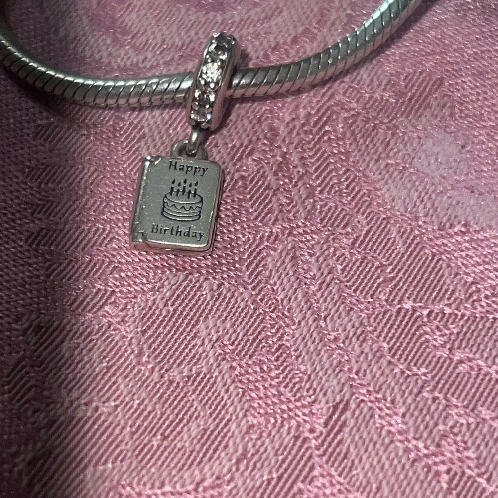 Pandora Birthday Card Charm